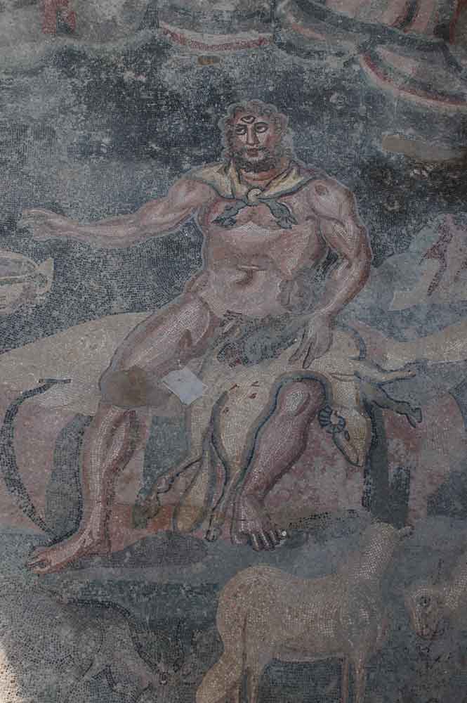 55 - Italia - Sicilia - Piazza Armerina - villa romana de Casale - mosaico